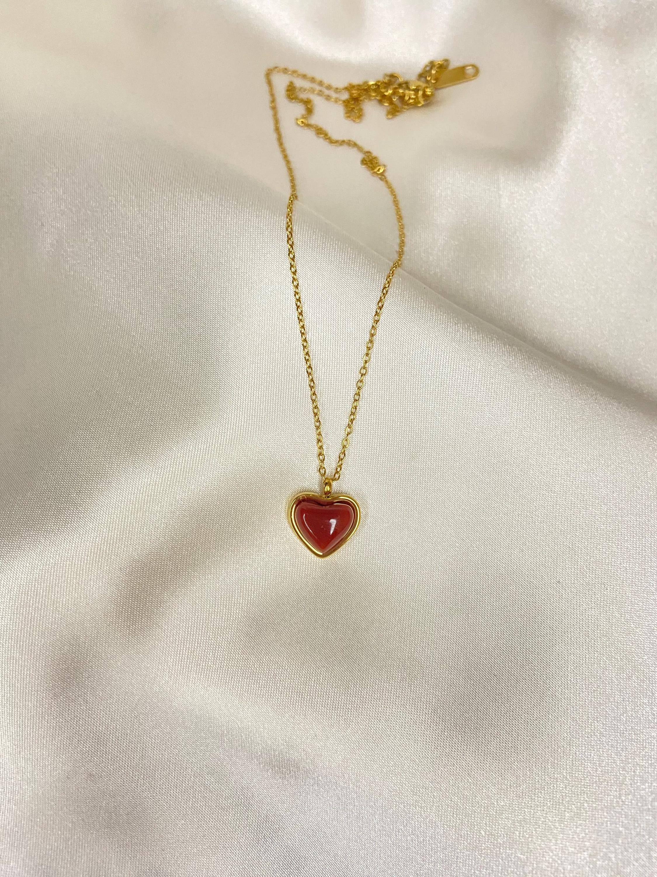 Sezane ハート型ペンダント ネックレス Sezane necklace - Etsy 日本