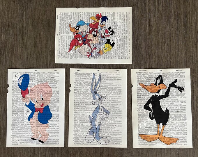 Looney Tunes Bugs Bunny, Daffy Duck and Porky Pig Themed Dictionary