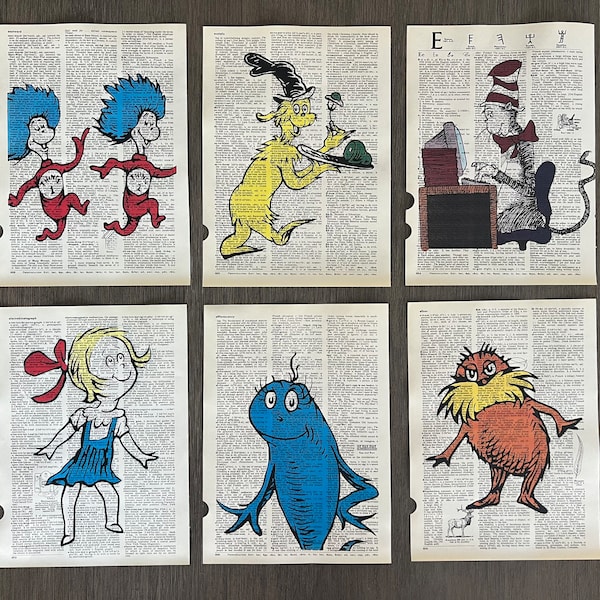 Dr Seuss Prints Etsy