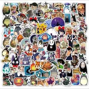 Ghibli Stickers - Matte | Waterproof | Vinyl | Totoro, Spirited Away, Ponyo, Kiki's Delivery Service, Howls Moving Castle, Princess Mononoke