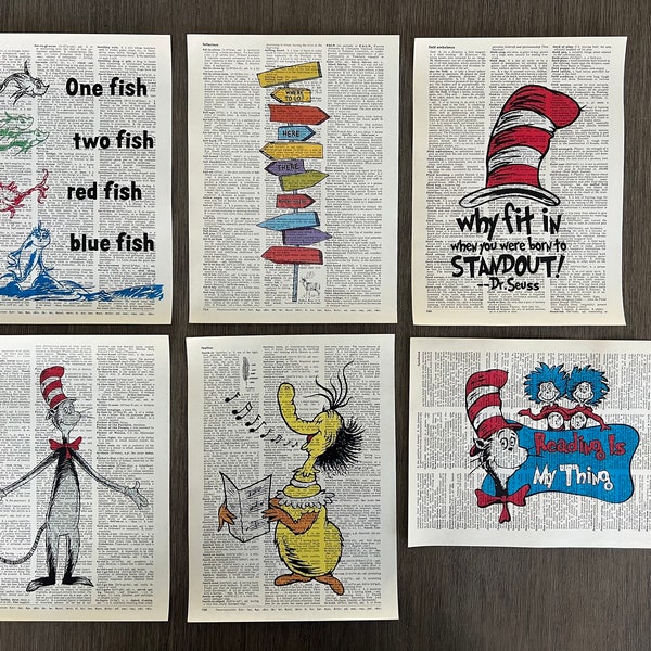 Dr Seuss Prints Etsy