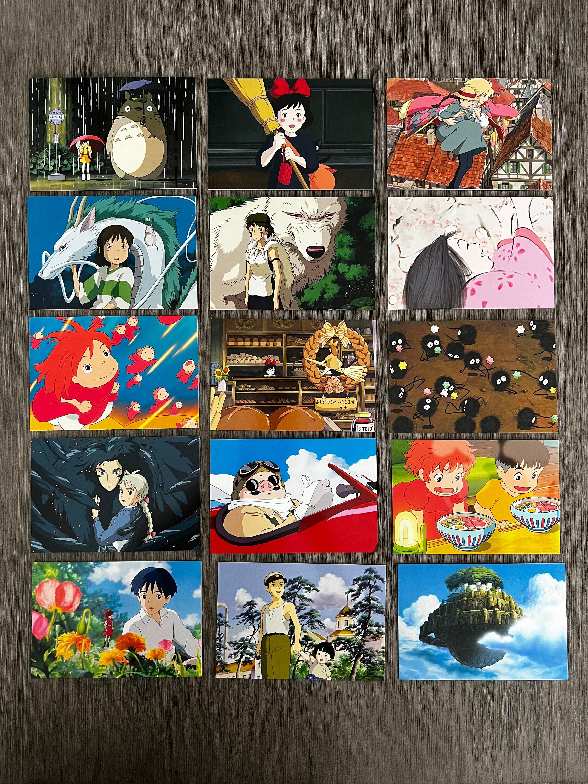 Studio Ghibli Oil Painting Postcard 30pcs/lot