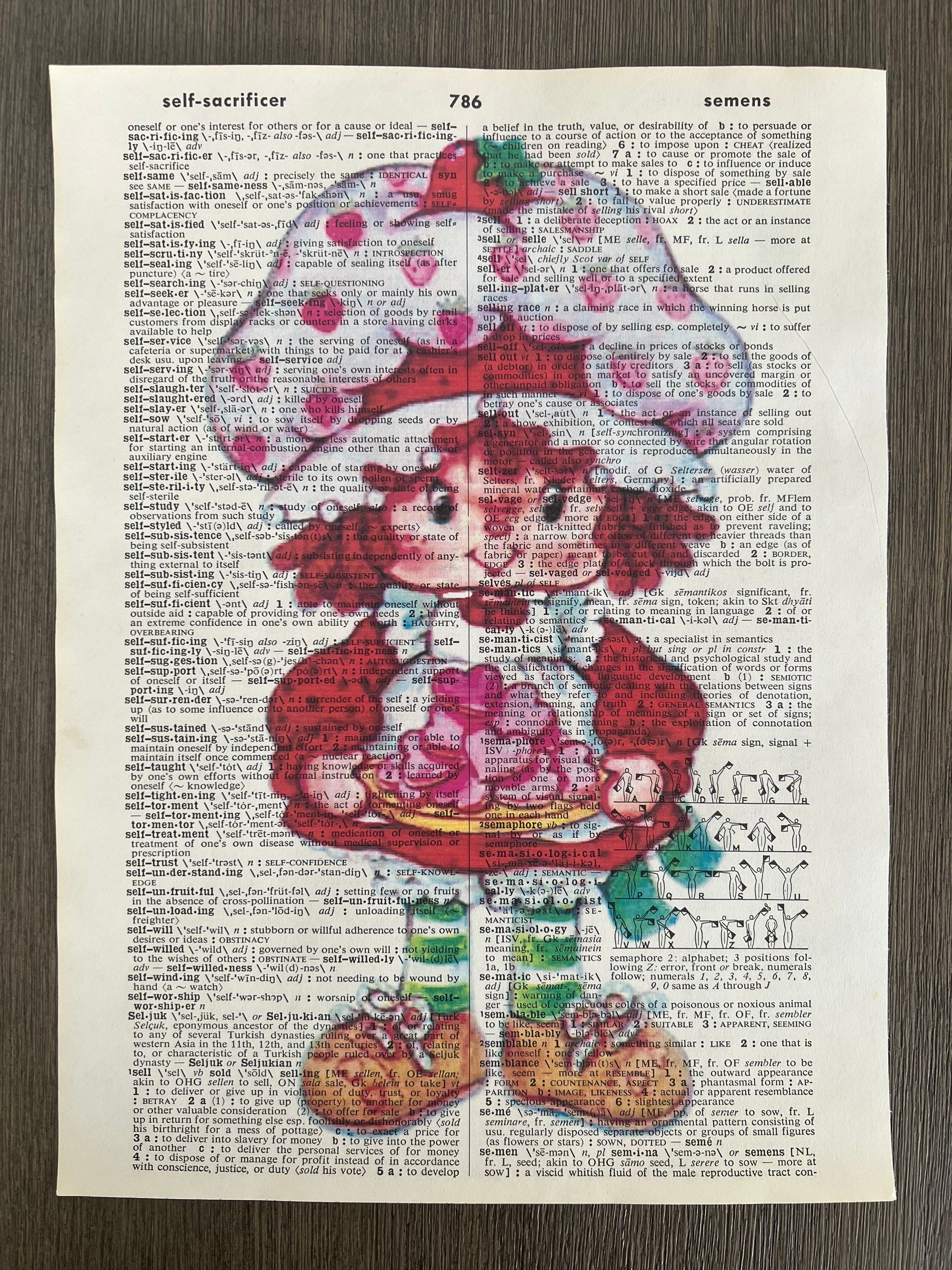 Strawberry Shortcake Themed Dictionary Prints Set of 4 Etsy