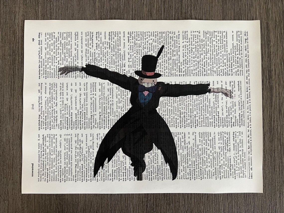 Howls Moving Castle Themed Dictionary Prints 3 Set of 6 Etsy