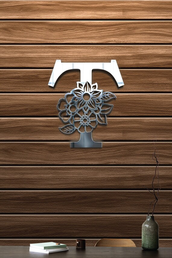 Wooden Letter T Decorative Wall Art Etsy