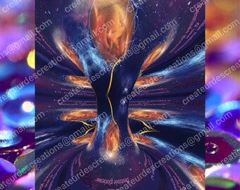 Digital Paintings "The umbilical cord of the world"