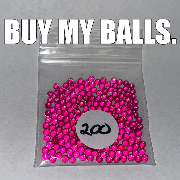 20% off for 4/20! Lot of 200 3mm solid corundum (Ruby) balls/pearls for heat storage, see description for DISCOUNTS! SKO TKO terphammer