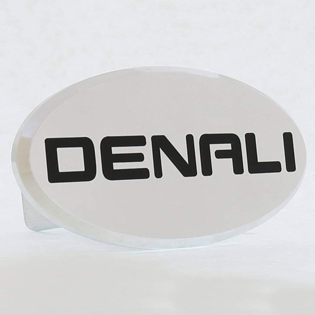GMC Denali Logo Premium Engraved Oval Chrome Aluminum Tow - Etsy