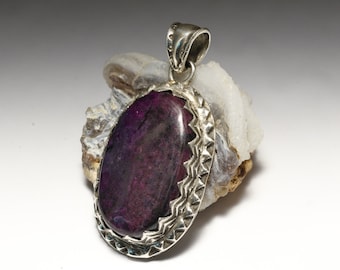 RARE SUGILITE!  Original lost wax SILVER