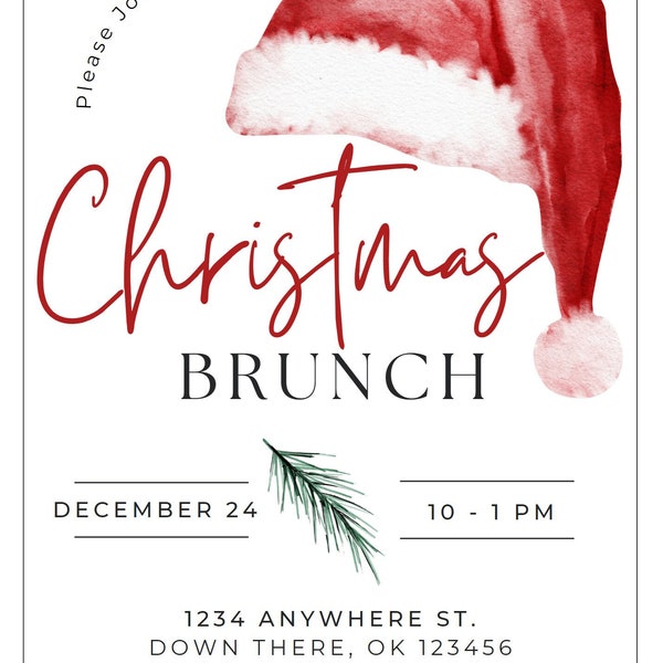 Christmas Party / Dinner /  Brunch Invitation