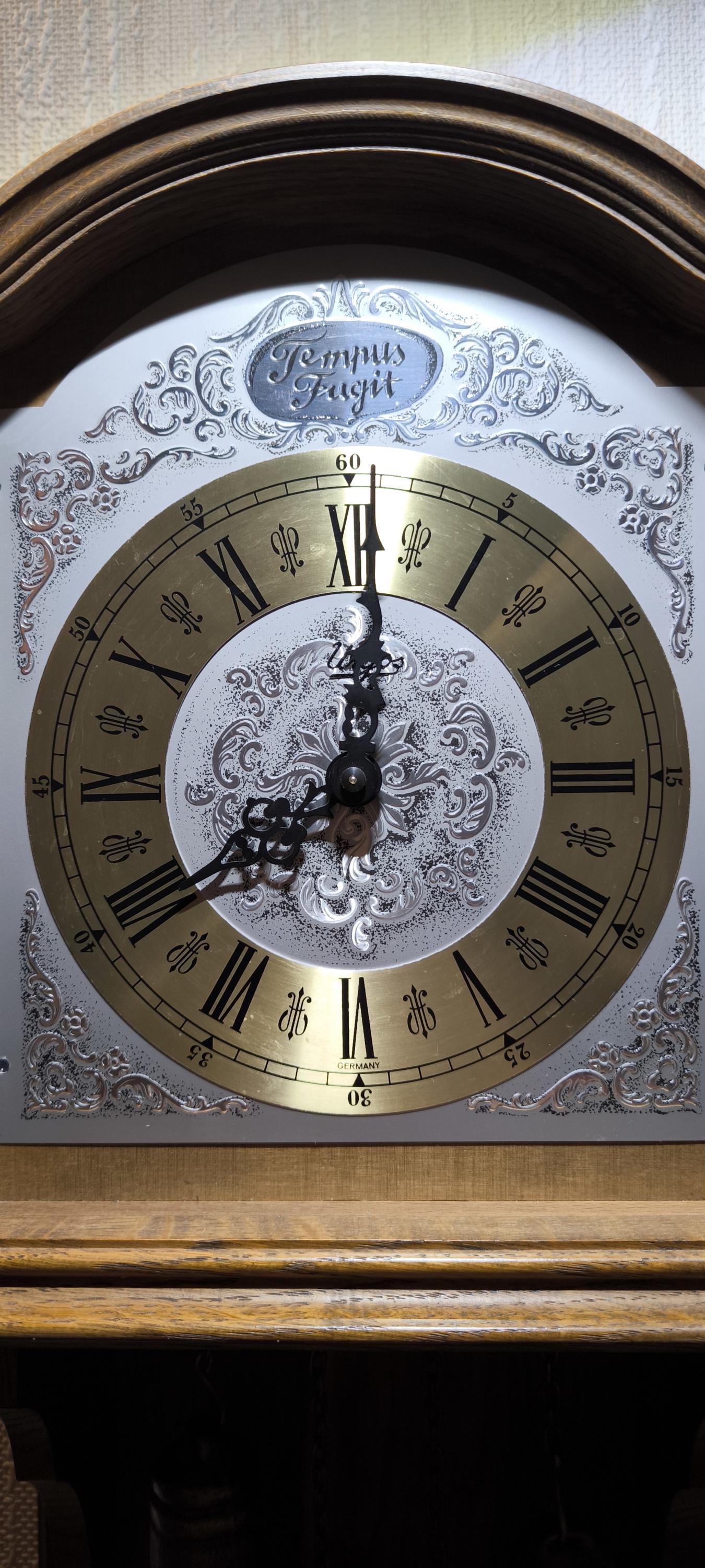 Vintage German Wall Clock by Urgos – Tempus Fugit - Etsy