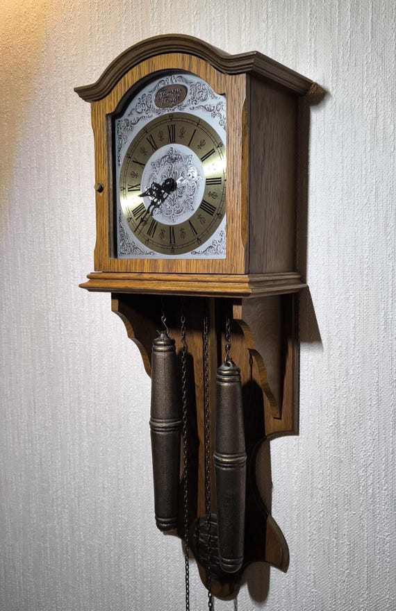 Vintage German Wall Clock by Urgos – Tempus Fugit - Etsy