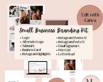 Small Business Branding Kit - Canva Template