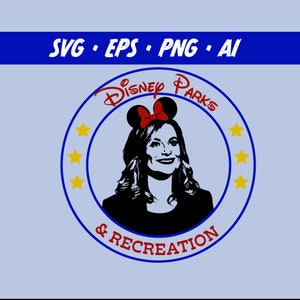Dis Parks & Recreation Leslie Knope cut file SVG+, perfect for vacation shirts