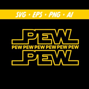 Pew Pew Cut File SVG+, perfekt für Urlaubshemden
