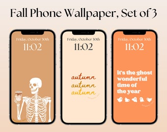 Fall Aesthetic Wallpaper | Fall lockscreen wallpaper | Fall iPhone Wallpaper | Fall iPhone homescreen | Halloween lockscreen wallpaper |