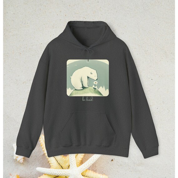 Ice bear camping hoodie hotsell