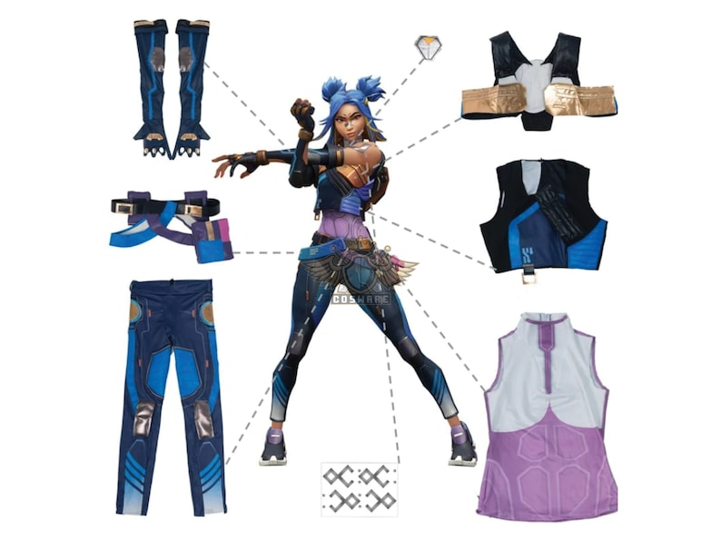 Neon Cosplay Costume Valorant Cosplay - Etsy Canada