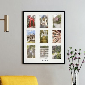 Travel Series - Japan Printable Art, Digital Watercolor, Wall Art, Printable Poster, Digital Download