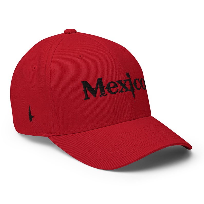 Mexico Fitted Hat Etsy