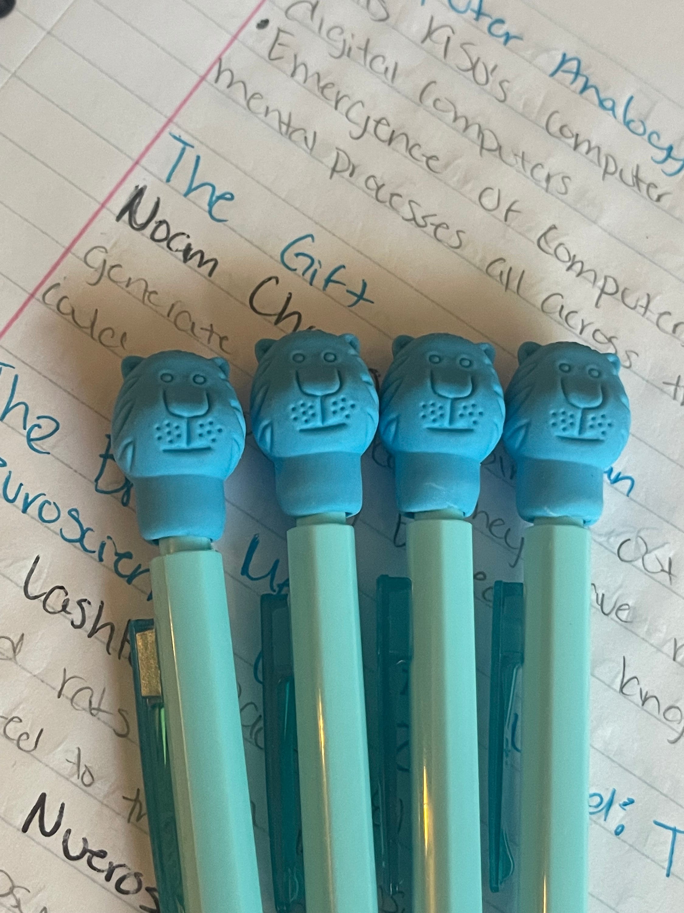 Animal Pencil Top Erasers Etsy