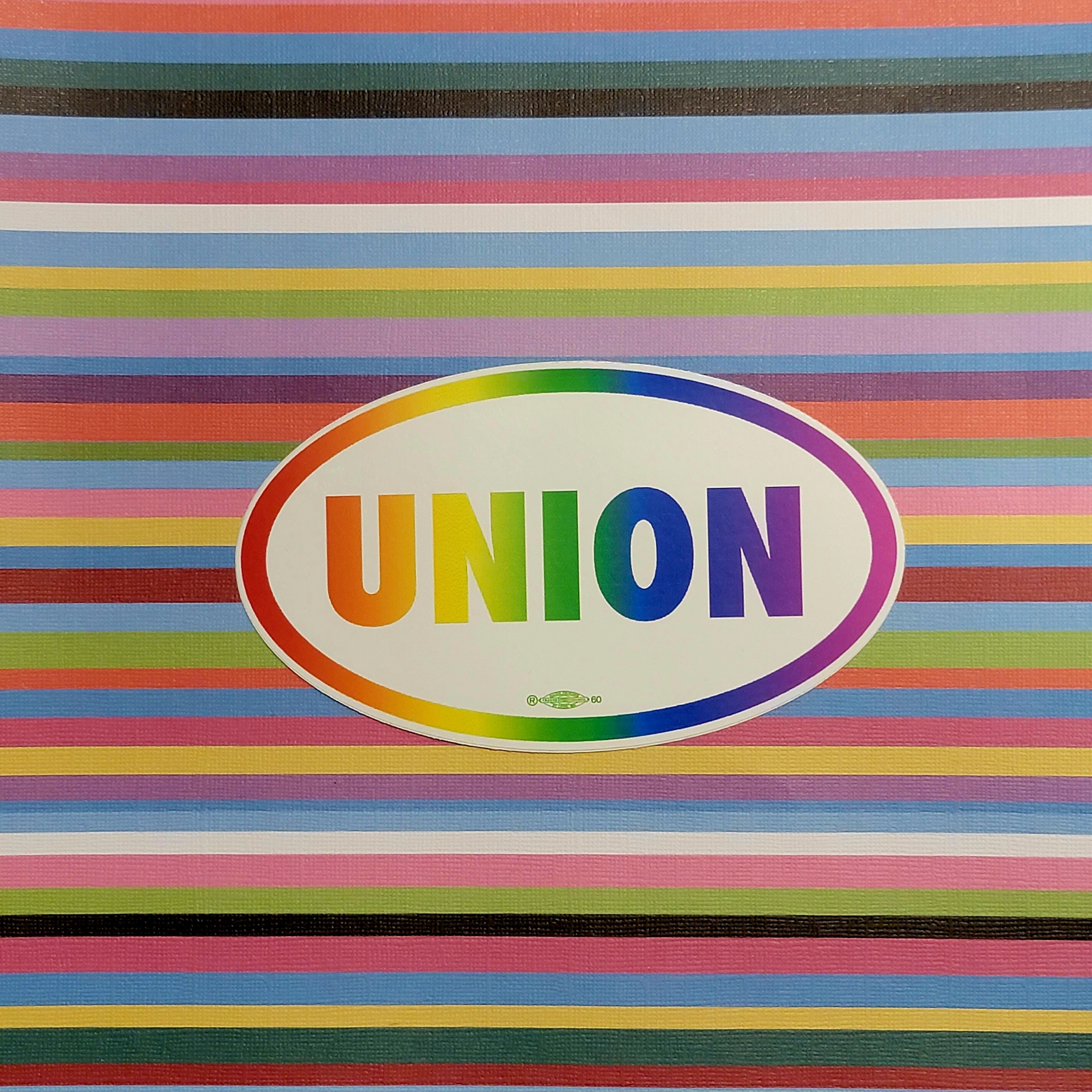 Lgbtq and Union Pride Car Decal - Etsy