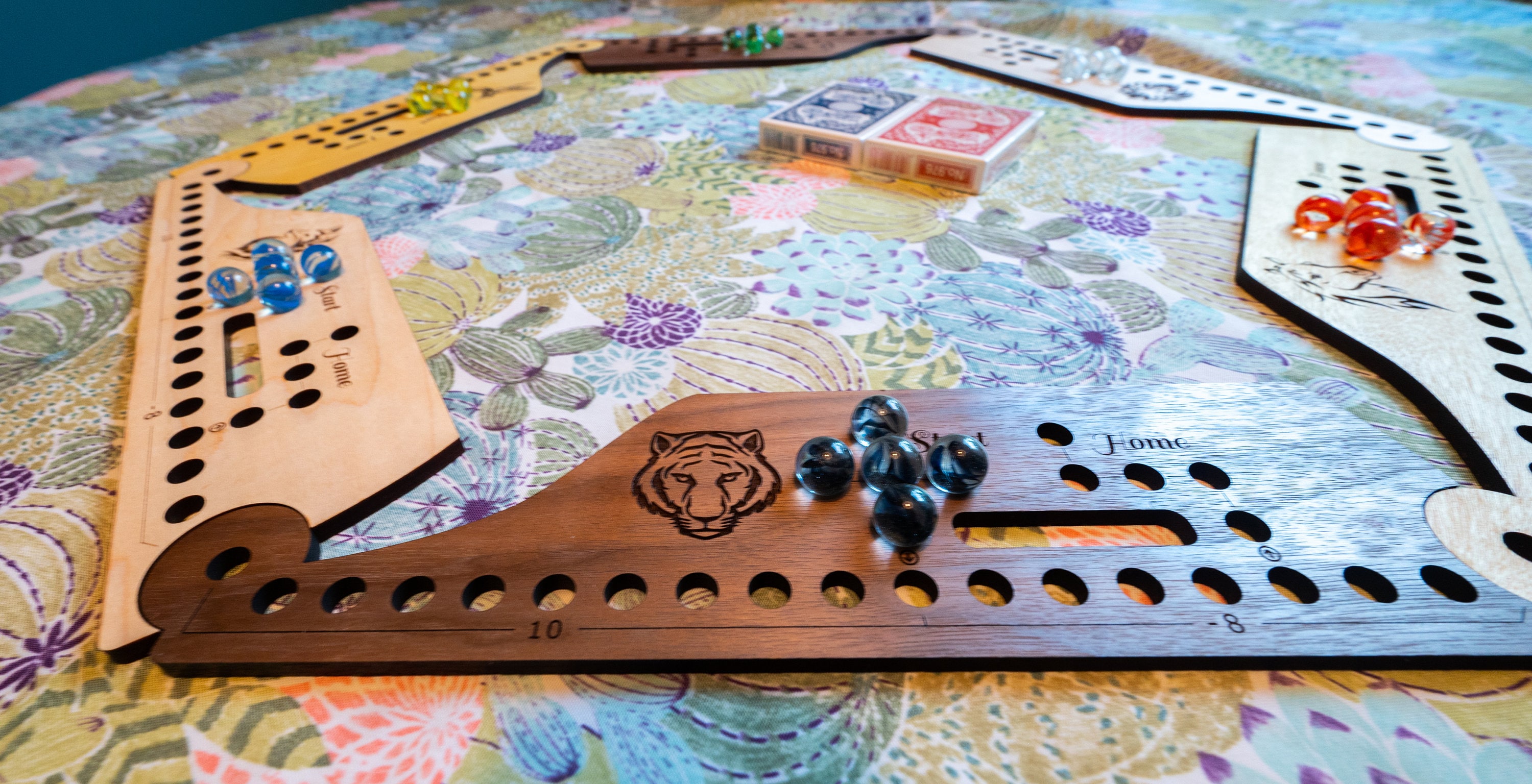 Jokers & Marbles Game 46 Player Rustic, Pegs and Jokers, Jokers and