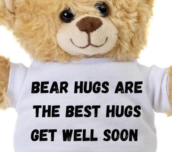 Get Well Soon Gift Get Well Bear Teddy Bear Gift Get Well 