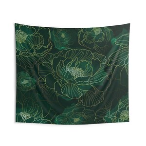 Emerald green tapestry sale