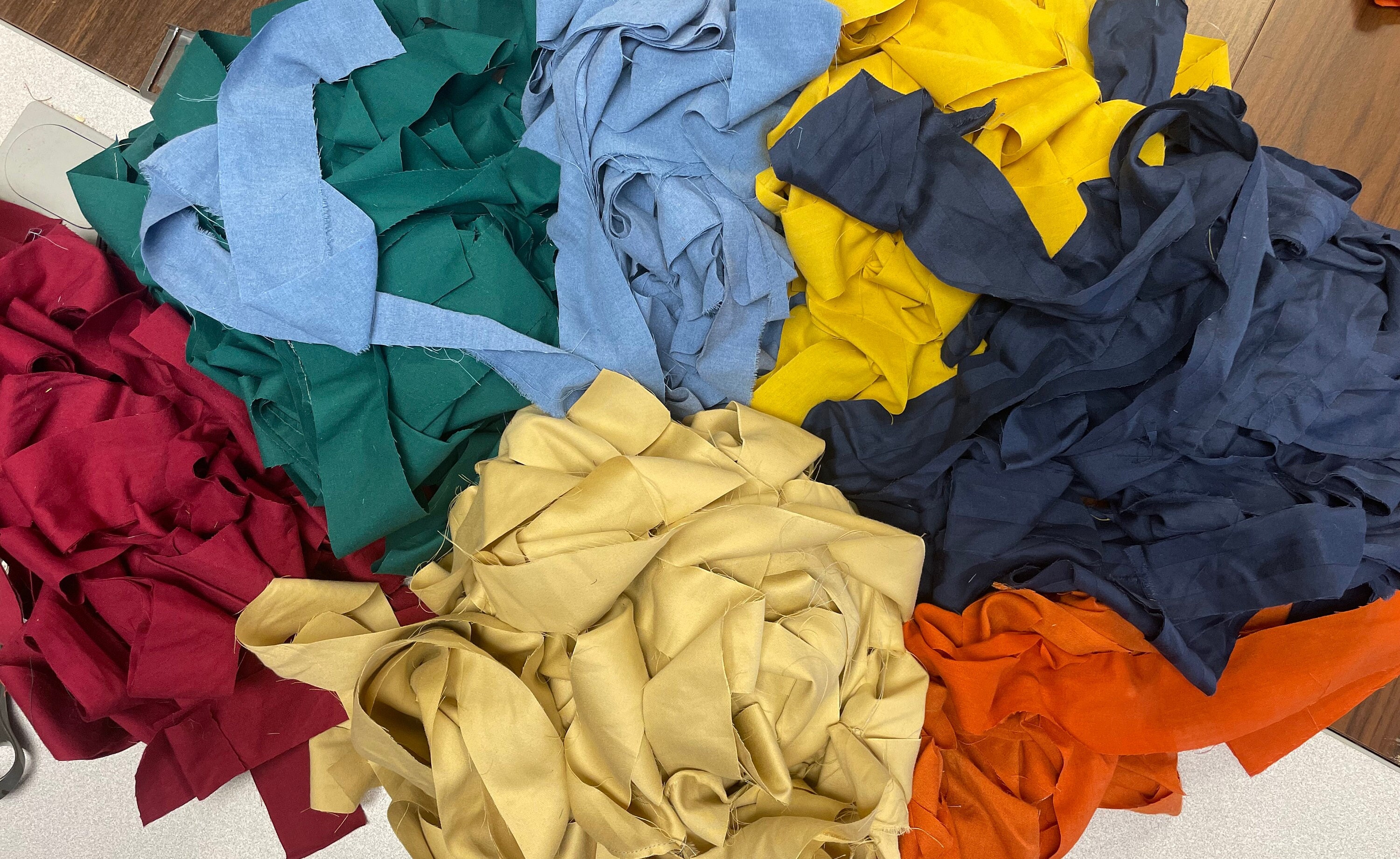 Color Rag Sheet Handmade Multi Color Rag Rug