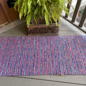 Handmade Rag Rug “Vadelma”