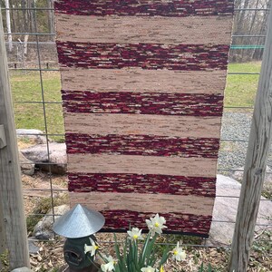 Rag Rug “Cranberry Delight”