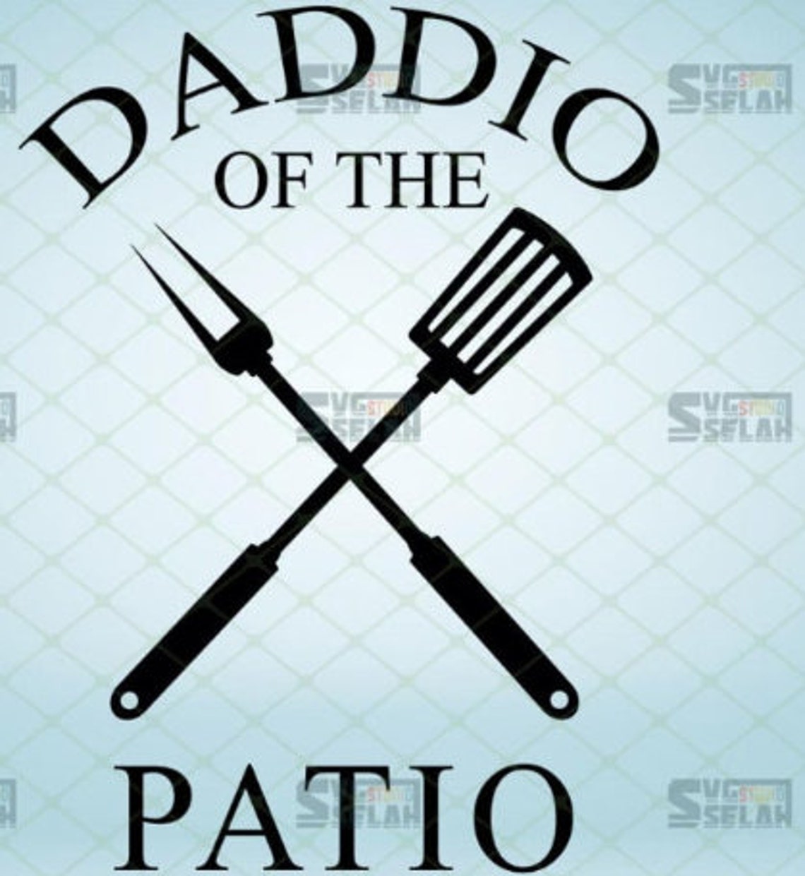 Daddio of the Patio Svg Dad Apron Svg Diy Fathers Day Gifts Etsy