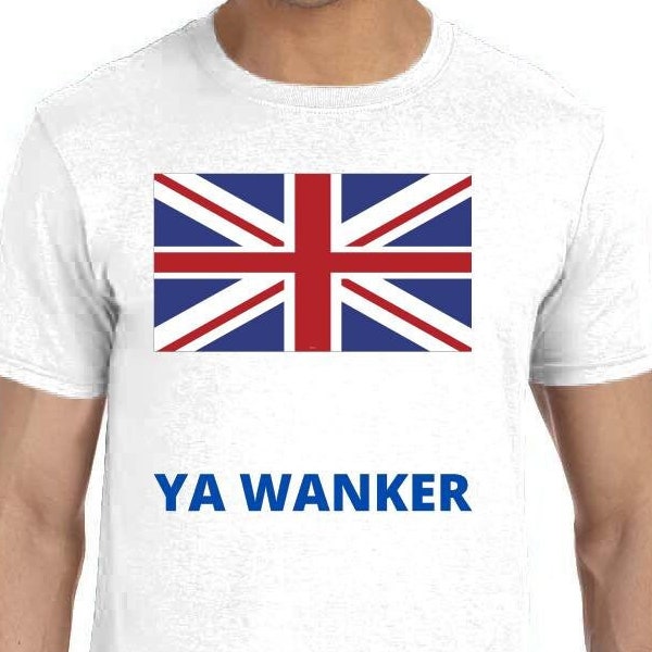 British humor shirt British word idiot UK Funny T Shirt GB Joke Gag T Shirt you are a wanker London England Shirt  Men's British Gift