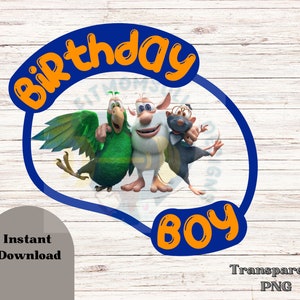 Booba PNG,SVG, Booba Birthday PNG, Booba Birthday Party Digital File