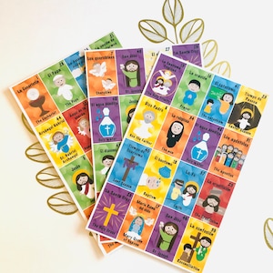 Christian Sticker Pack, Six Faith Stickers, Planner Stickers