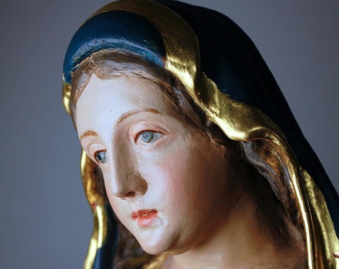 The Mother of God << WOOD SCULPTURE >> ** Late 19th century **