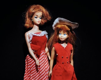 Mattel/Midge-BARBIE with Little Sister SKIPPER/VINTAGE/1960's