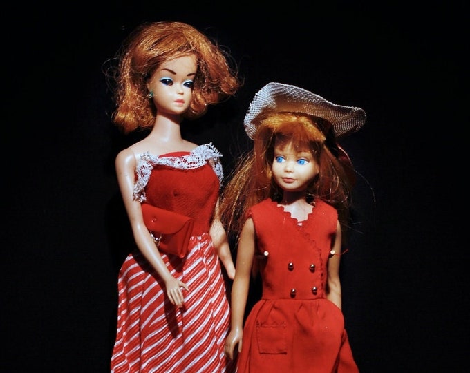 Mattel/Midge-BARBIE with Little Sister SKIPPER/VINTAGE/1960's