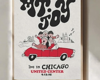 Mt Joy Live In Chicago United Center Poster