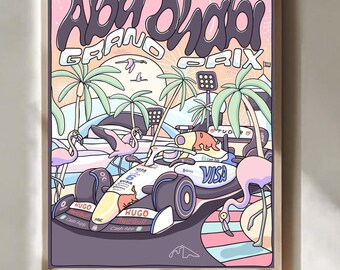 "Abuierungs-Grandprix Yas Marina Circus 57 Dezember 2025 ""Poster"""
