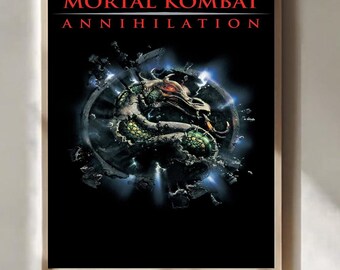 Mortal Kombat Annihilation Film 1997 Movie Poster