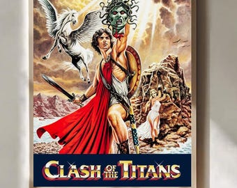 Clash of the Titans filmposter print