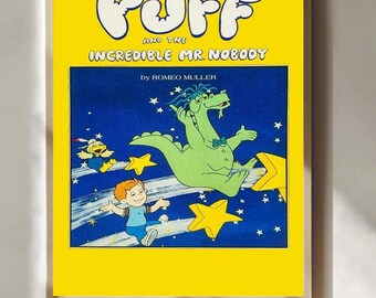 1978 Puff The Magic Dragon Film Poster Print Burgess Meredith Jackie