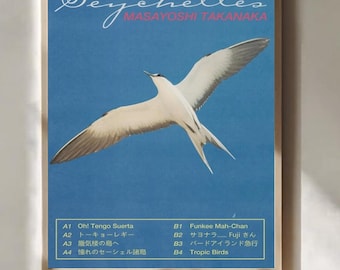 Masayoshi Takanaka Seychellen Klassisches japanisches Album Cover Poster