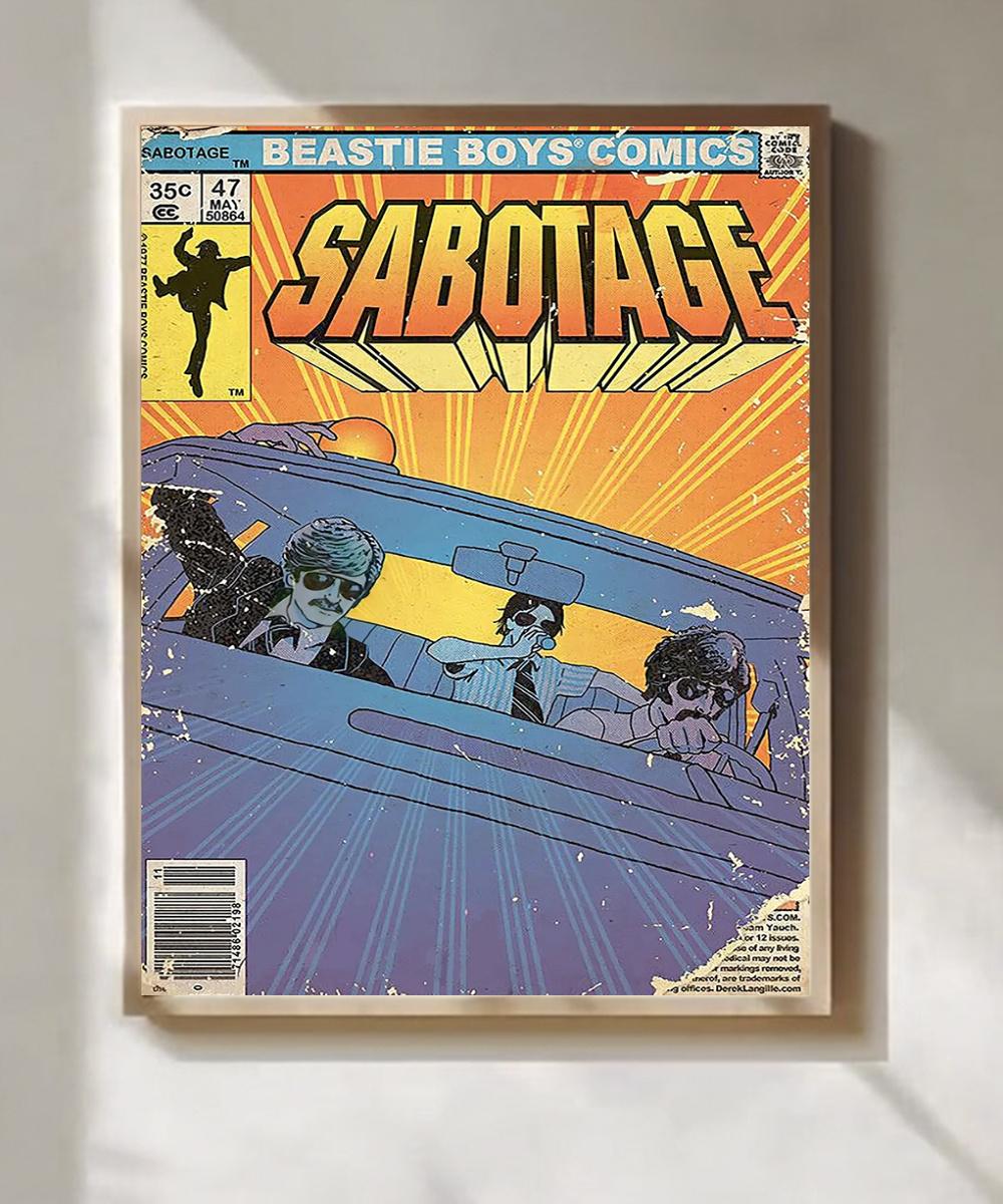 Sabotage Beastie Boys Print - Etsy