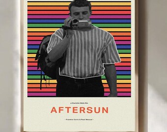 Aftersun Film 2022 Art Movie Poster Summer Memory Drama Poster 2022 Indie-Film inspiriert Wand Kunst Druck Dekor