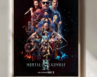 mort Kombat II 2026 Film Poster Action Adventure Film Poster Druck