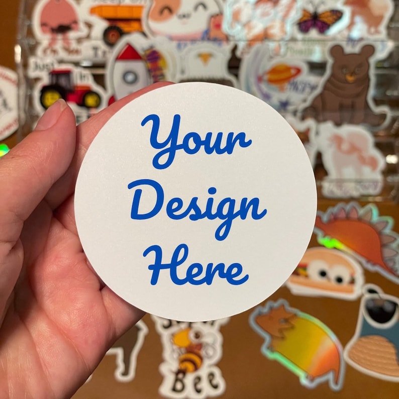 Custom Made Stickers Designed by You Etsy