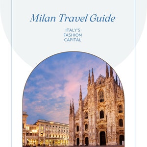 Guia de viagem de Milão - Guia da cidade, Planejador de viagem digital, Planejador de viagem da Itália, Viagem à Itália, Guia de viagem